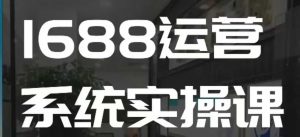 1688高阶运营系统实操课，快速掌握1688店铺运营的核心玩法-简创项目网