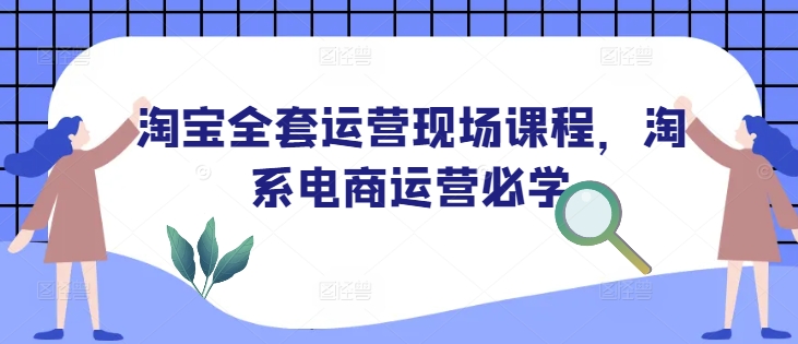 淘宝全套运营现场课程，淘系电商运营必学-简创项目网