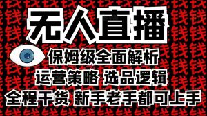 2025无人直播这么做就对了，保姆级全面解析，全程干货，新手老手都可上手-简创项目网