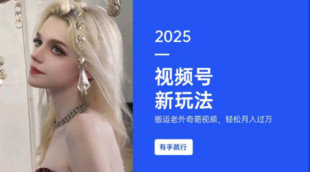 搬运老外奇葩视频，撸视频号分成计划收益，每天只需一小时，新手小白轻松月入过W-简创项目网