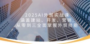 2025AI外贸实战课：涵盖建站、开发、营销, 从零到三全面掌握外贸技能-简创项目网