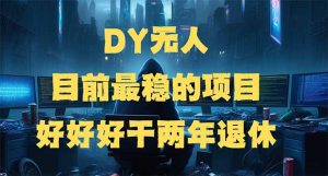 DY无人，目前最稳的项目，矩阵放大边旅游边赚钱，好好好干两年退休-简创项目网