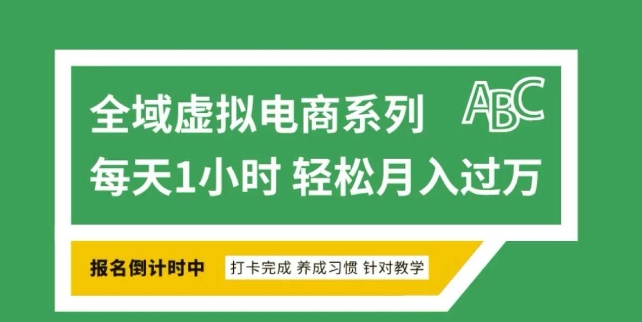 全域虚拟电商变现系列，通过平台出售虚拟电商产品从而获利-简创项目网
