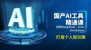 国产AI工具精通课，玩转DeepSeek，Kimi，mindshow，打造个人知识库-简创项目网