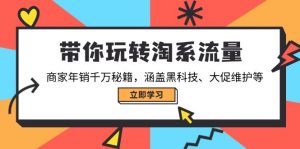带你玩转淘系流量，商家年销千万秘籍，涵盖黑科技、大促维护等-简创项目网