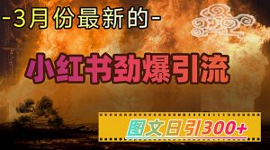 小红书超劲爆引流手段,图文日引300+轻松变现1W-简创项目网