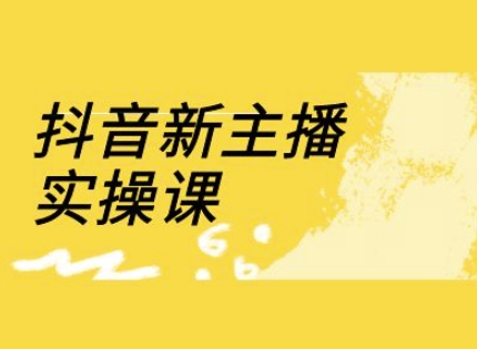 抖音新主播实操课，直播间流量运营线上实操课(18节)-简创项目网
