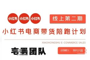 小红书电商带货课2期，月利润20个的小红书电商的有货源，无货源，虚拟产品，付费投流等整套玩法-简创项目网