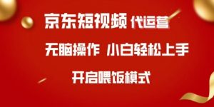 京东短视频代运营,全程喂饭,小白轻松上手【揭秘】-简创项目网
