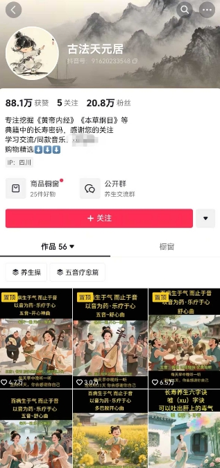 古法五音养生教程，五音疗愈的视频的制作方法，2-4小时就能学会，作者10天涨粉10W-简创项目网