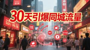 30天引爆同城流量:团购篇 认知篇 流量篇 来客篇 达人篇 老板人设IP篇 投流篇-简创项目网