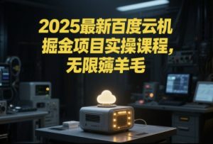 2025最新百度云机掘金项目实操课程单窗口保底5-10元月收益单窗口150+【揭秘】-简创项目网