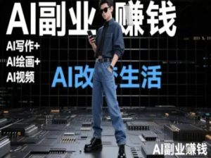 AI改变生活(Ai写作+AI绘画+Ai视频)，AI副业挣钱-简创项目网