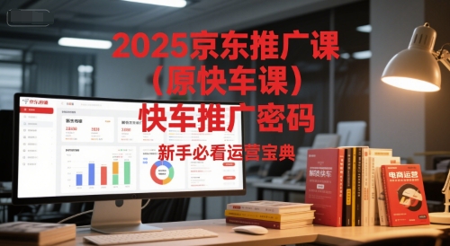 2025京东推广课(原快车课)解锁京东快车推广密码，新手必看运营宝典-简创项目网