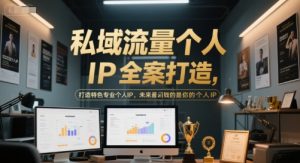 私域流量个人IP全案打造,打造特色专业个人IP,未来最值钱的是你的个人IP-简创项目网