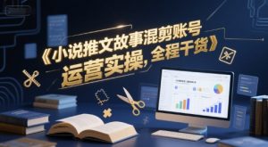 小说推文故事混剪账号运营实操，全程干货-简创项目网