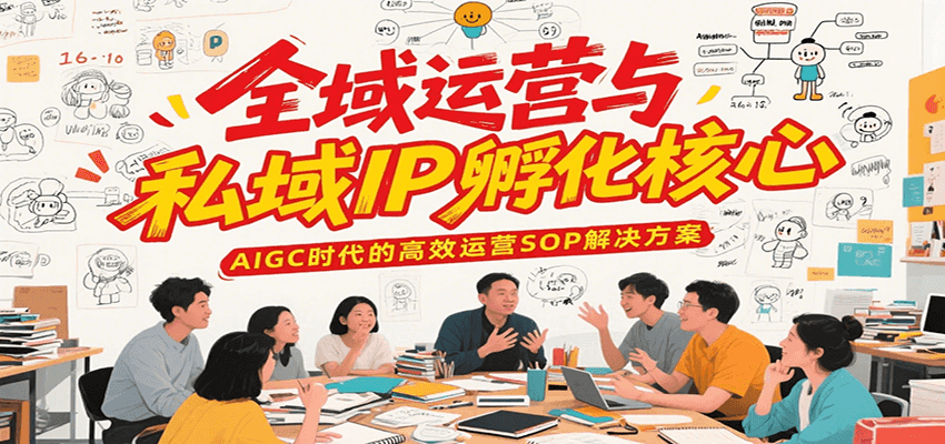 全域运营与私域IP孵化核心，AIGC时代的高效运营SOP解决方案-简创项目网
