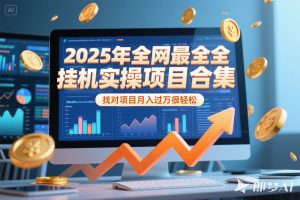 2025年挂机实操项目实操演练,挂机类型,AI直播类型,轻资产创业类型...-简创项目网