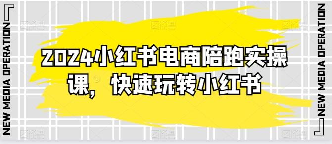 2024小红书电商陪跑实操课，快速玩转小红书，超过20节精细化课程-简创项目网