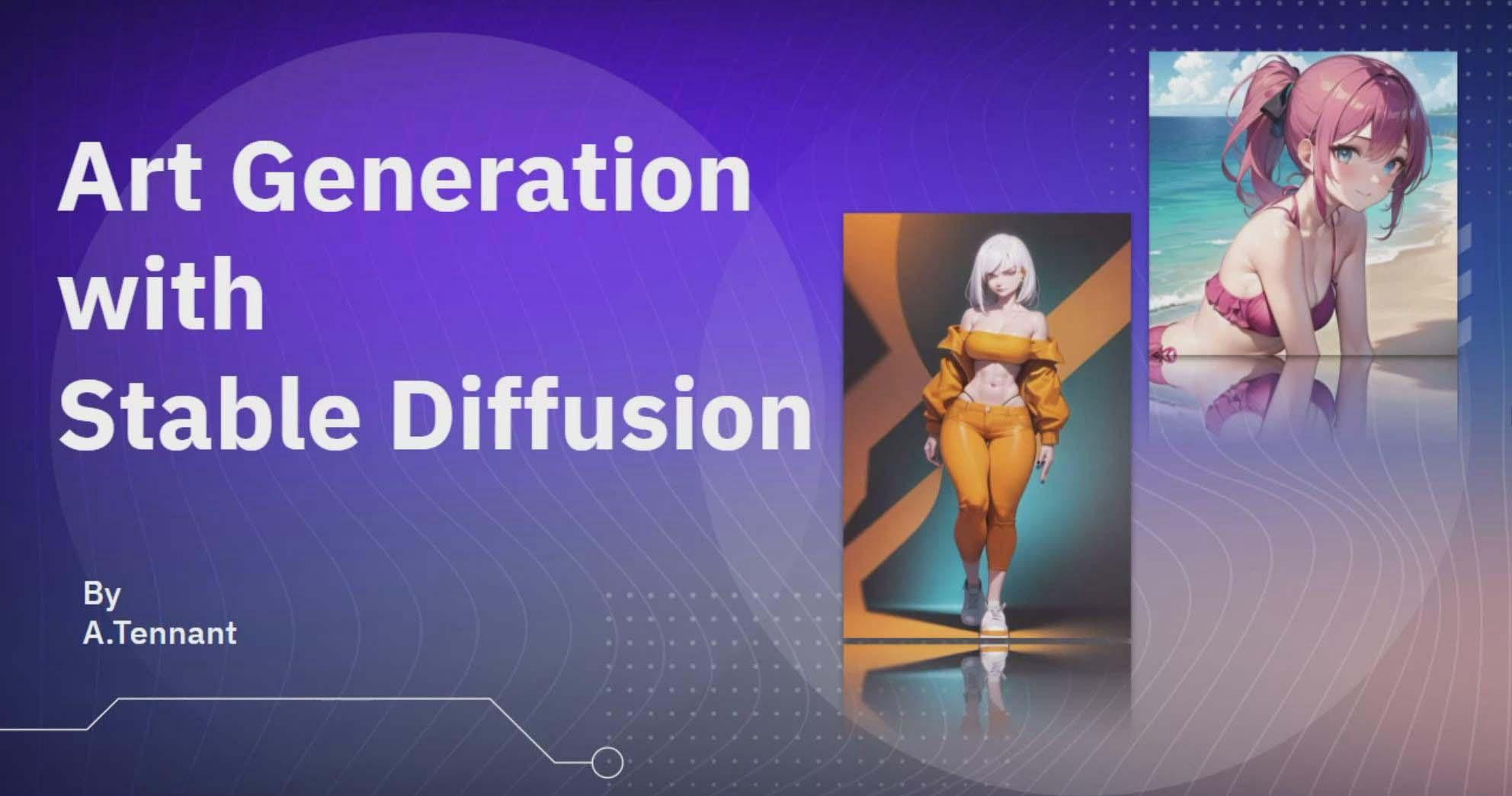 图片[1]-利用Stable Diffusion AI人工智能生成动漫艺术分步教程-14节课-中英字幕-简创项目网