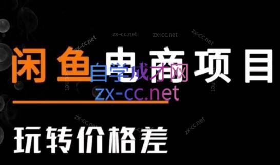 亿创繁星·闲鱼电商项目(玩转价格差)-简创项目网