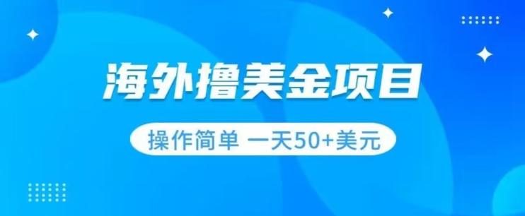 撸美金项目无门槛操作简单小白一天50+美刀-简创项目网