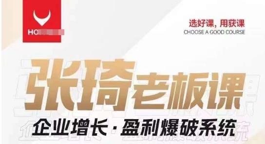 【组合课】张琦张琦老板企业增长·盈利爆破系统（直播专享）-简创项目网