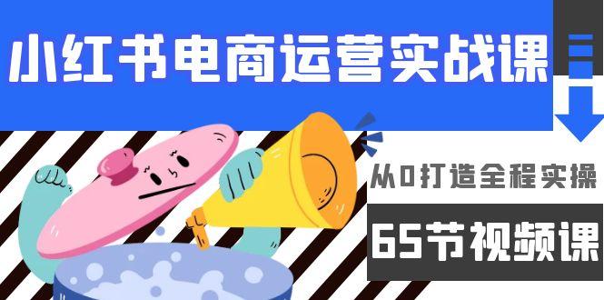 (9724期)小红书电商运营实战课，从0打造全程实操(65节视频课)-简创项目网