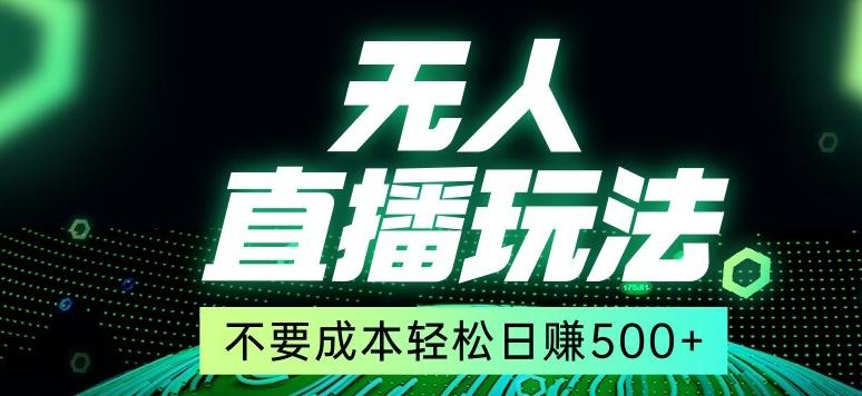 全网首发24年最新无人直播玩法，不需要成本，无需人力，一台电脑24小时为你工作-简创项目网