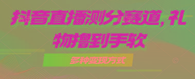 抖音直播测分赛道，多种变现方式，轻松日入1000+-简创项目网