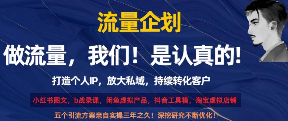 流量企划，打造个人IP，放大私域，持续转化客户【揭秘】-简创项目网