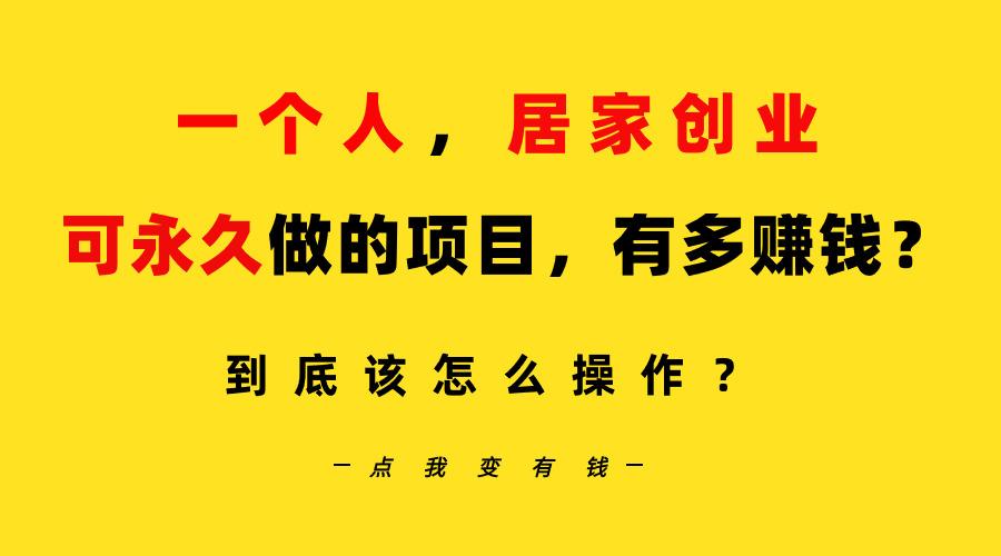 一个人，居家创业：B站每天10分钟，单账号日引创业粉100+，月稳定变现5W…-简创项目网