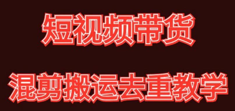 混剪去重短视频带货玩法，混剪搬运简单过原创思路分享-简创项目网