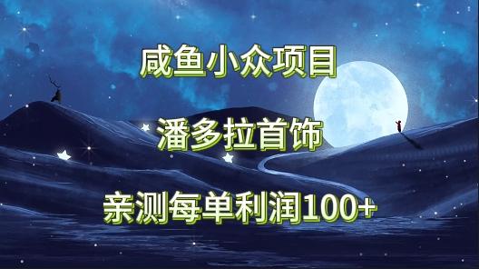 咸鱼小众项目，潘多拉首饰，亲测每单利润100+-简创项目网