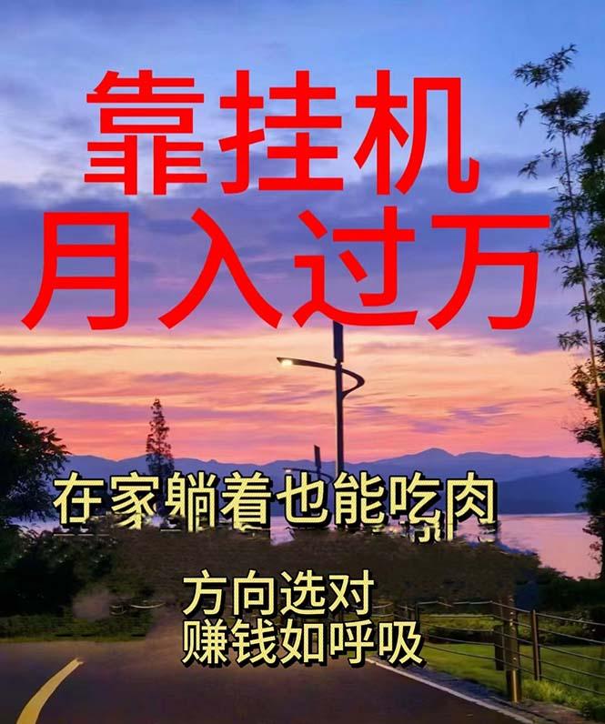 靠挂机，日入1000+，躺着也能吃肉，电脑手机都可挂-简创项目网