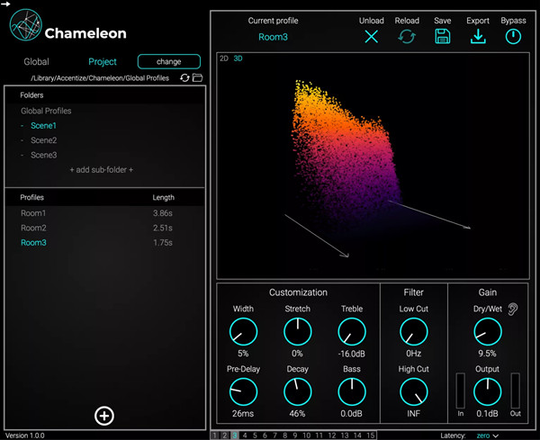 Accentize Chameleon(智能音频插件) v2.1.1 免费版-简创项目网