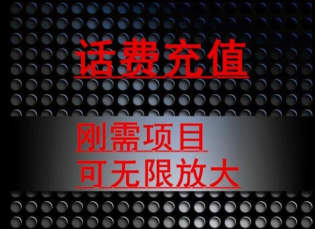 最新蓝海项目，刚需赛道，95折充话费月入5位数-简创项目网