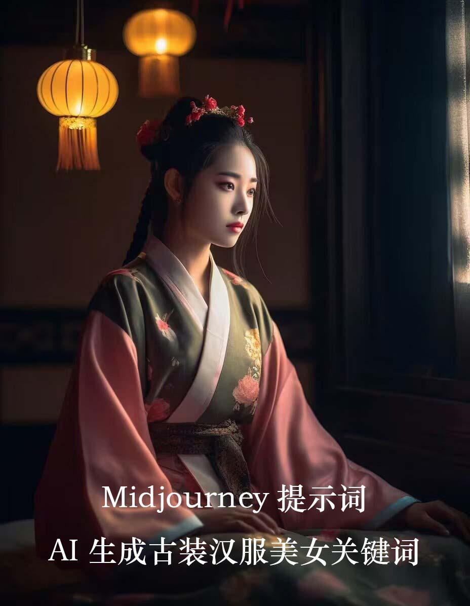 Midjourney关键词-AI生成中国风古装汉服美女人像提示关键词-简创项目网