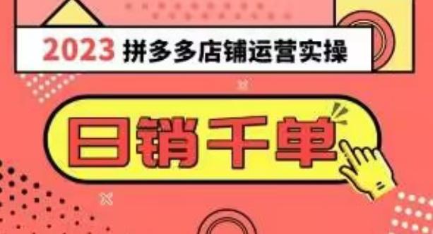 2023拼多多运营实操，每天30分钟日销1000＋，爆款选品技巧大全（10节课）-简创项目网