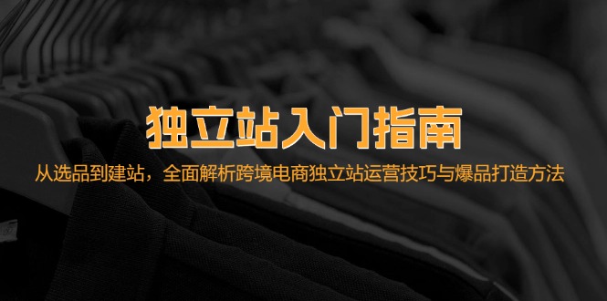 独立站入门指南：从选品到建站，全面解析跨境电商独立站运营技巧与爆品…-简创项目网