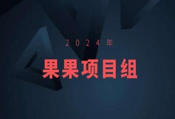 2024年果果项目组项目合集-果果最新项目-简创项目网