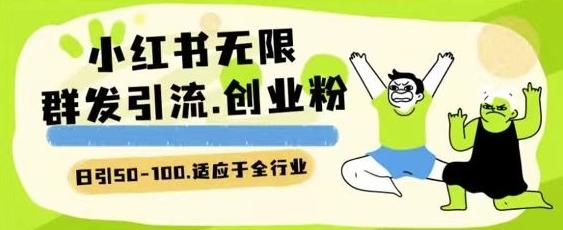 小红书一天引流一二百创业粉技术 可引全行业精准粉玩法【揭秘】-简创项目网