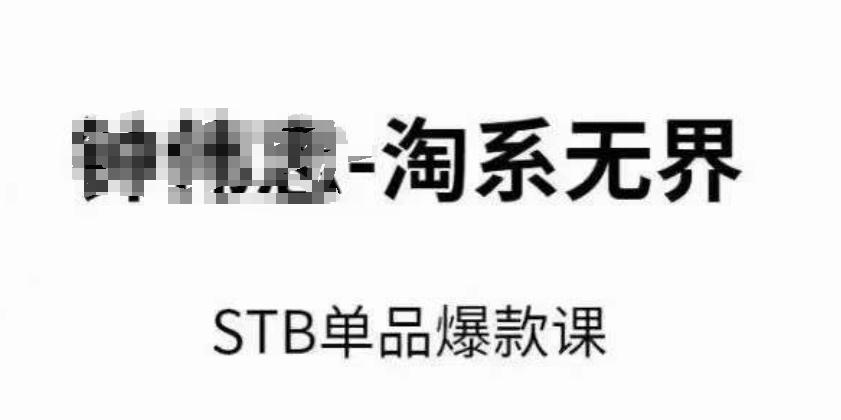 淘系无界STB单品爆款课(2024)，付费带动免费的核心逻辑，万相台无界关键词推广/精准人群的核心-简创项目网