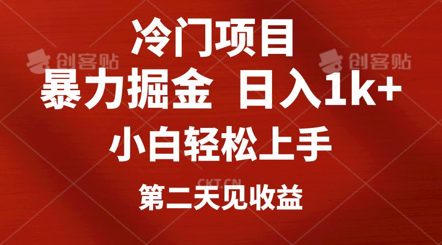 冷门项目，靠一款软件定制头像引流 日入1000+小白轻松上手，第二天见收益-简创项目网