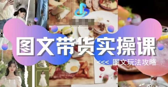 图文带货实操课，图文玩法攻略玩法-简创项目网