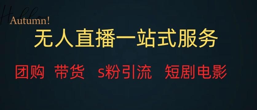 无人直播一站式服务（教程以及变现方式）-简创项目网