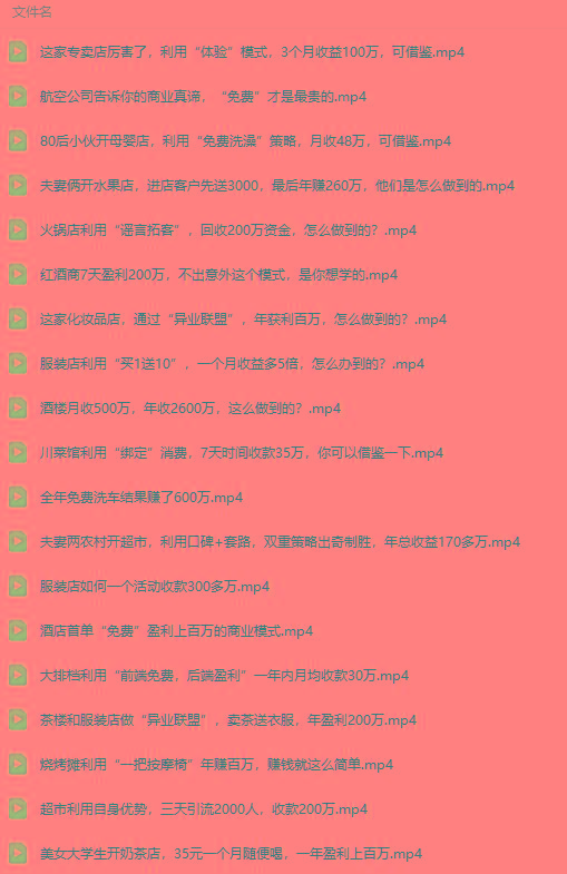 图片[5]-(9607期)真实有效391套商业模式，年入几十到几百万案例解析(电子书+视频+图文)-简创项目网