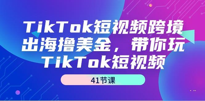 TikTok短视频跨境出海撸美金，带你玩TikTok短视频(41节课)-简创项目网