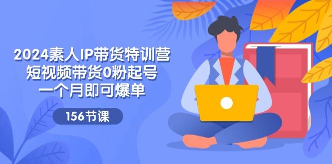 2024素人IP带货特训营，短视频带货0粉起号，一个月即可爆单(156节-简创项目网