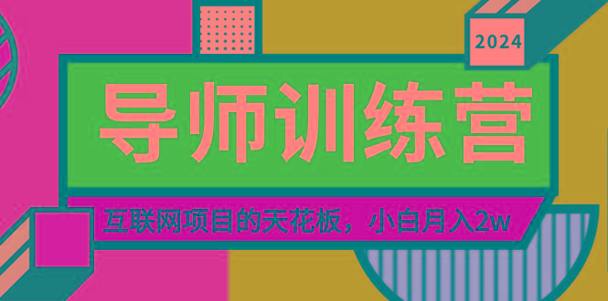 《导师训练营》精准粉丝引流的天花板，小白月入2w-简创项目网